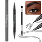 💖ACHETEZ-EN 1 OBTENEZ-EN 1 GRATUITEMENT 💖Crayon à sourcils 2-en-1 4D (maquillage naturel des sourcils et de la ligne des cils)