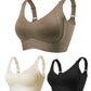 🎁Achetez 1 et obtenez 3 paquets💕Soutien-gorge push-up côtelé pour femmes, réglable et sans fil