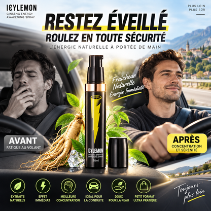 🌿 Spray Revitalisant au Ginseng