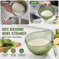 🎉 2026 Sale — Over 15,000 Sold! 🍚 Wash rice without losing a single grain — fine mesh, built-in handle, and it doubles as a colander. Quick rinse, perfect drain, zero waste. UK stock.