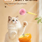 Baguette électrique pour chat d'intérieur, jouet interactif rétractable automatique 2026 avec balle en peluche, lanceur de balles en peluche, jouet d'enrichissement pour chatons et chats adultes dans les foyers avec plusieurs animaux.