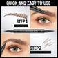 💖ACHETEZ-EN 1 OBTENEZ-EN 1 GRATUITEMENT 💖Crayon à sourcils 2-en-1 4D (maquillage naturel des sourcils et de la ligne des cils)