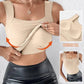 Débardeurs thermiques à col en U pour femmes avec soutien-gorge intégré