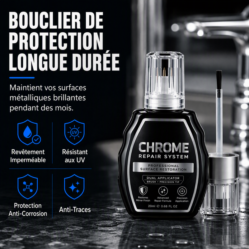 Stylo de réparation chromé professionnel