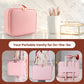 Trousse de maquillage portable avec miroir LED – Maquillage parfait partout