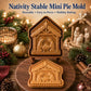 🔥OFFERTA SPECIALE 49% DI SCONTO✝️ Collezione di stampi per mini torte natalizie “Faith & Nativity” | Stampi riutilizzabili in rilievo per realizzare torte con dettagliate raffigurazioni di Gesù in preghiera, la stalla della Natività e altro ancora🥧✨