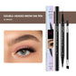 💖ACHETEZ-EN 1 OBTENEZ-EN 1 GRATUITEMENT 💖Crayon à sourcils 2-en-1 4D (maquillage naturel des sourcils et de la ligne des cils)