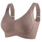 🎁Achetez 1 et obtenez 3 paquets💕Soutien-gorge push-up côtelé pour femmes, réglable et sans fil