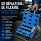 🚗 Lot de 10 Outils de Réparation de Filetages Auto – Acier Rapide (HSS) & Inserts Inox – Kit Helicoil/Recoil for M5–M12