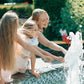 Pompe à fontaine avec lumières LED colorées