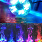 Pompe à fontaine avec lumières LED colorées