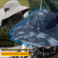 🧢 50% DE RÉDUCTION ☀️ Chapeau de soleil professionnel UPF50+ – Large bord + masque facial – Respirant, anti-insectes & protection solaire totale – idéal pour randonnée, jardinage ou plage en été 🏞️