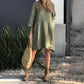 💥Nouveauté à moitié prix💗Robe ample décontractée de couleur unie