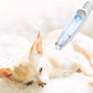 Tondeuse pour pattes d'animaux avec aspiration puissante, kit de toilettage sans fil avec système de ramassage des poils, lumière LED, faible niveau sonore, tondeuse pour petits chiens (visage, pattes, oreilles, yeux, pieds).