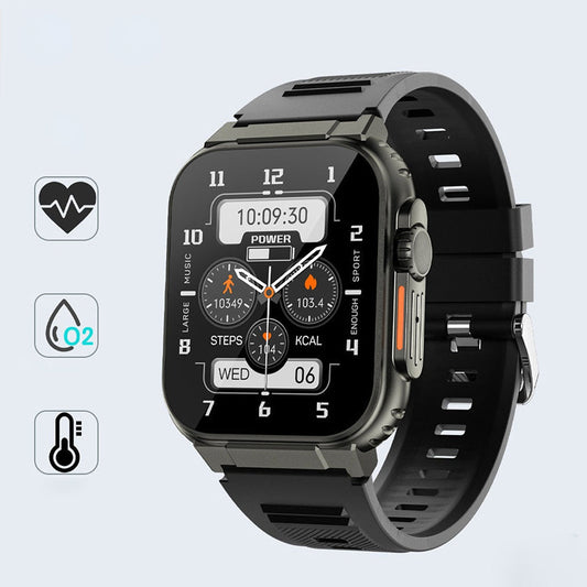 1.96" HD Full touchscreen montre de sport bluetooth étanche pour le suivi de la santé