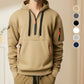 Pull semi-zippé avec poches pour hommes