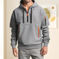 Pull semi-zippé avec poches pour hommes
