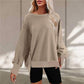 👚Sweatshirts à col roulé surdimensionnés