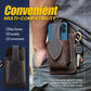 Sac en cuir multifonctionnel pour téléphone portable