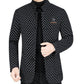 Veste chaude à carreaux tendance pour hommes avec poches