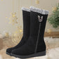 【🔥Prix le plus bas du jour】 Bottes de neige thermiques décontractées en peluche pour femme.