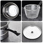 Casserole polyvalente en acier inoxydable