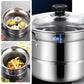 Casserole polyvalente en acier inoxydable