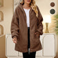 Cadeau attentionné ! 🎁 Sweat à capuche ample à manches longues en peluche pour femme 🔥Livraison gratuite🔥