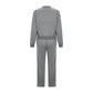 Ensemble 2 pièces pour femmes - Manteau à manches longues avec fermeture éclair Pantalon de survêtement avec cordon de serrage