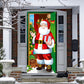Décoration de Noël pour la porte d'entrée