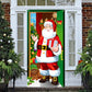 Décoration de Noël pour la porte d'entrée
