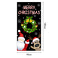 Décoration de Noël pour la porte d'entrée