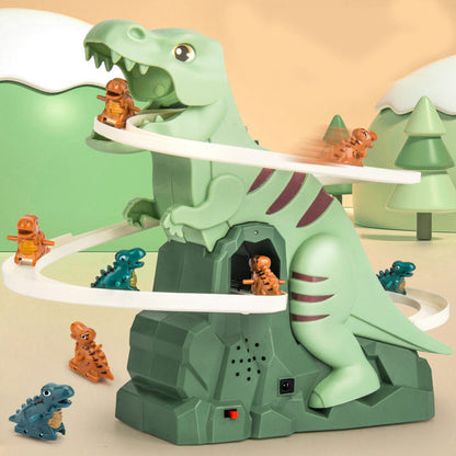 🧸Jeu de piste électrique Dinosaur Chase Race Track✨