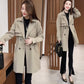 Trench-coat confortable à revers cintré