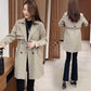 Trench-coat confortable à revers cintré