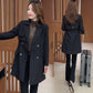 Trench-coat confortable à revers cintré