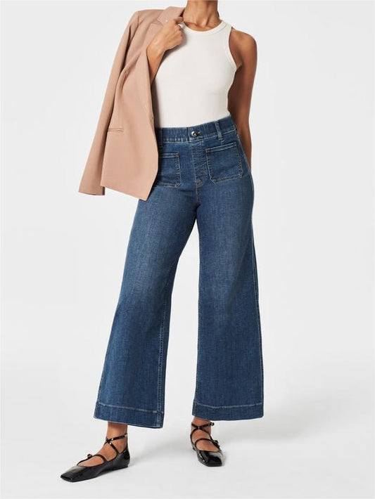 👖Jean à jambe large avec contrôle du ventre⏳