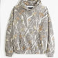 Sweatshirt à Capuche Imprimé à Manches Longues
