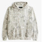 Sweatshirt à Capuche Imprimé à Manches Longues