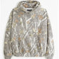 Sweatshirt à Capuche Imprimé à Manches Longues