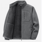 Vestes chaudes coupe-vent avec poches zippées pour hommes