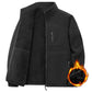 Vestes chaudes coupe-vent avec poches zippées pour hommes
