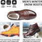Bottes de neige doublées de fausse fourrure pour hommes
