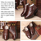 Bottes de neige doublées de fausse fourrure pour hommes