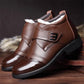 Bottes de neige doublées de fausse fourrure pour hommes