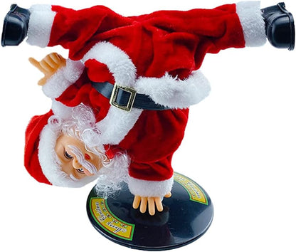 Père Noël en équilibre sur les mains🎅Décoration de Noël ou cadeau parfait