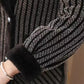 🔥NOUVEAU HOT SLAE✨Haute qualité✨ Manteau croisé pour femme avec doublure en peluche
