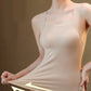 Débardeurs thermiques à col en U pour femmes avec soutien-gorge intégré