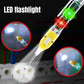 Tournevis-testeur de tension magnétique 3-en-1 avec lampe de poche
