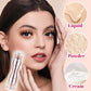 Ensemble de Pinceaux de Maquillage Portables 4 en 1